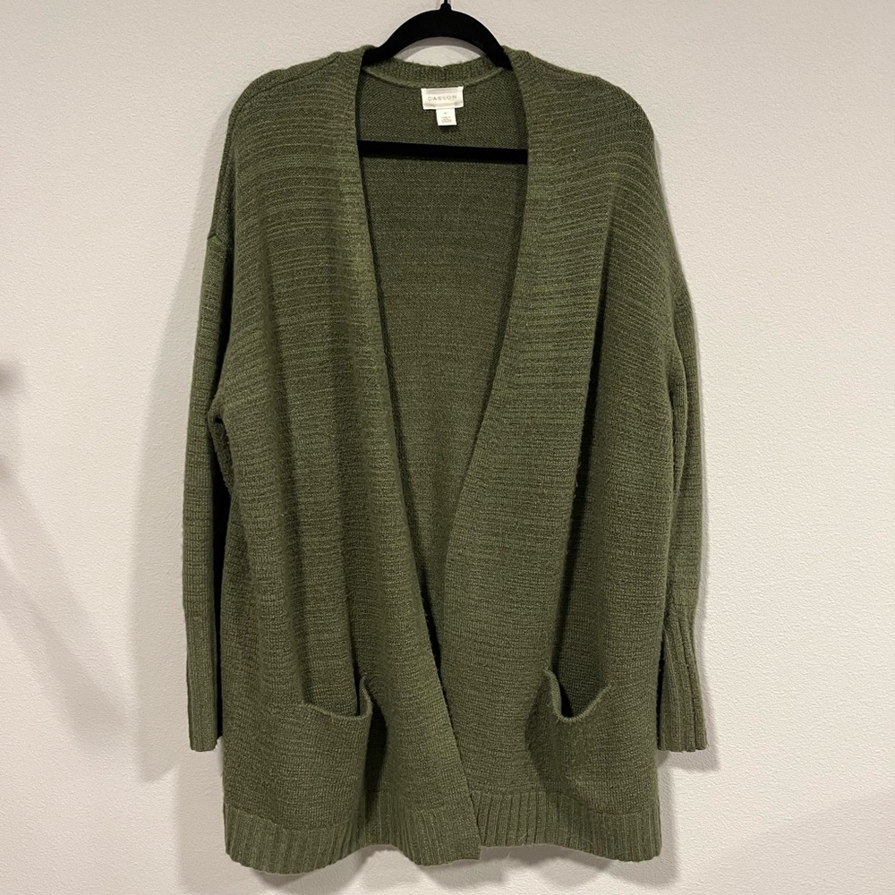 XL Caslon Long Cardigan